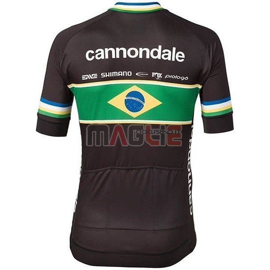Maglia Cannondale Shimano Campione Brasile Manica Corta 2019